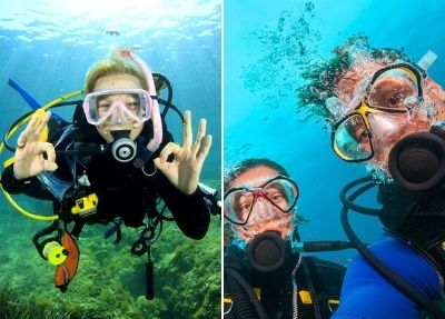 Side Scuba Diving