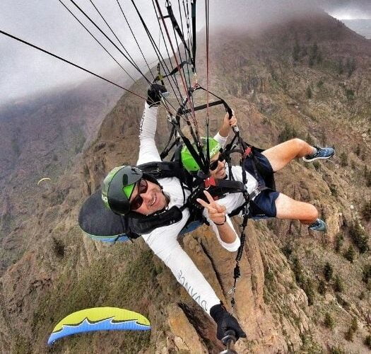 2300 Meter Teide Paragliding